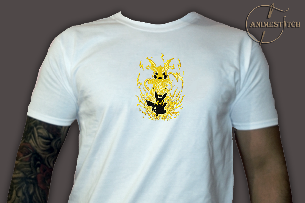 T-shirt Pikachu transform