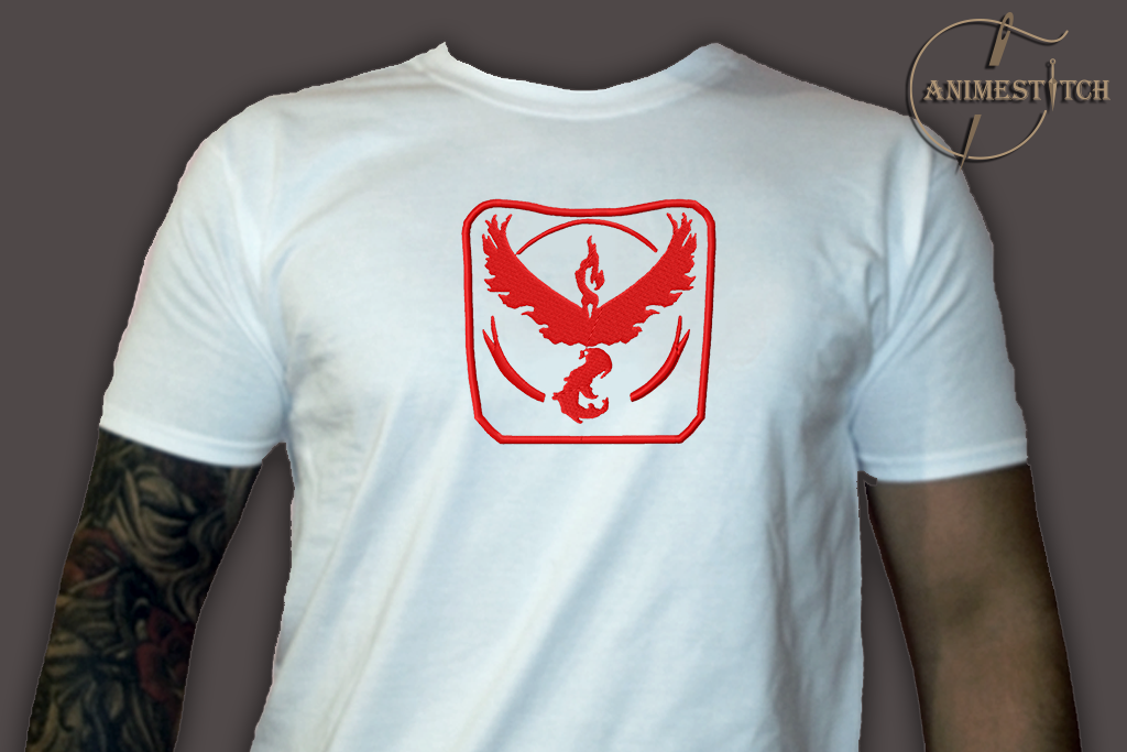 T-shirt Red team Valor logo