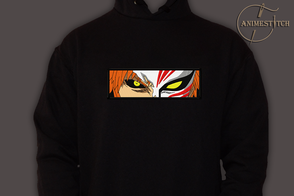 Hoodie Bleach Ichigo eyes hollow box
