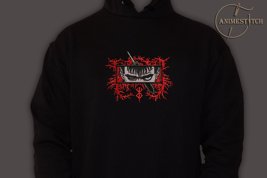 Hoodie Berserk Guts eyes