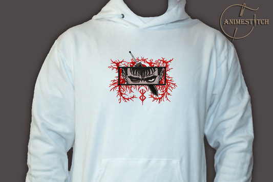 Hoodie Berserk Guts eyes