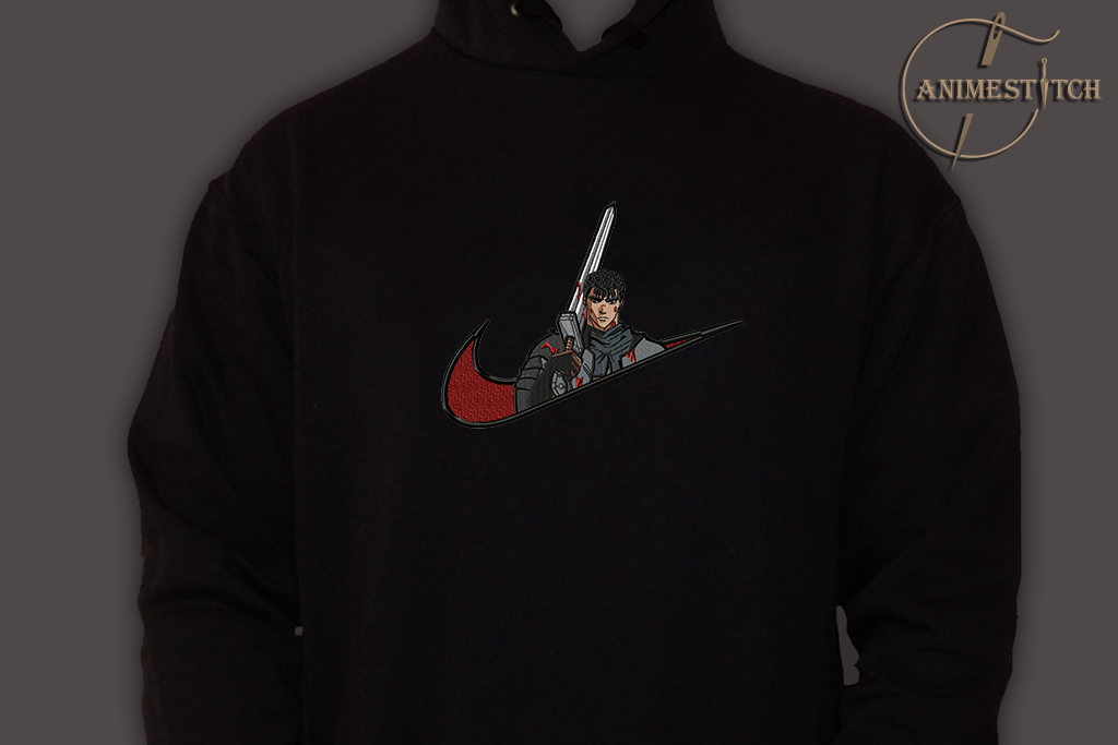 Hoodie Berserk Guts swoosh