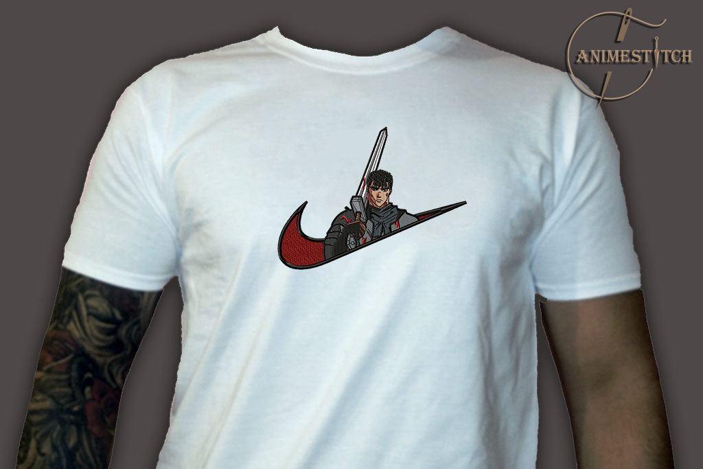 T-shirt Berserk Guts swoosh