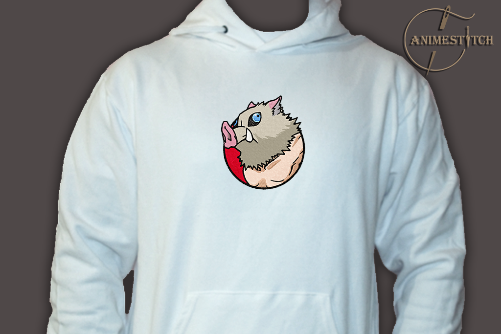 Hoodie Demon Slayer Inosuke round patch