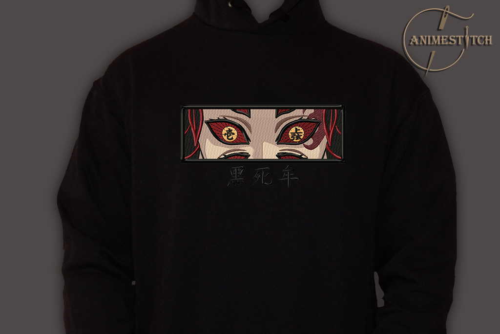 Hoodie Demon Slayer Kokushibo eyes