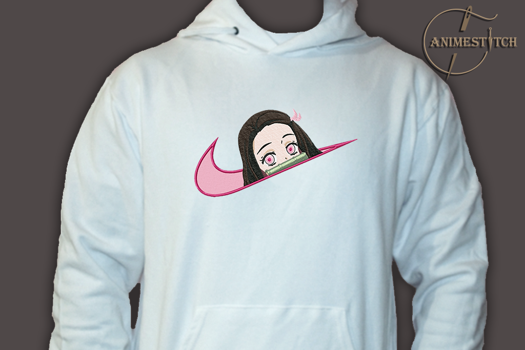 Hoodie Demon Slayer Nezuko swoosh