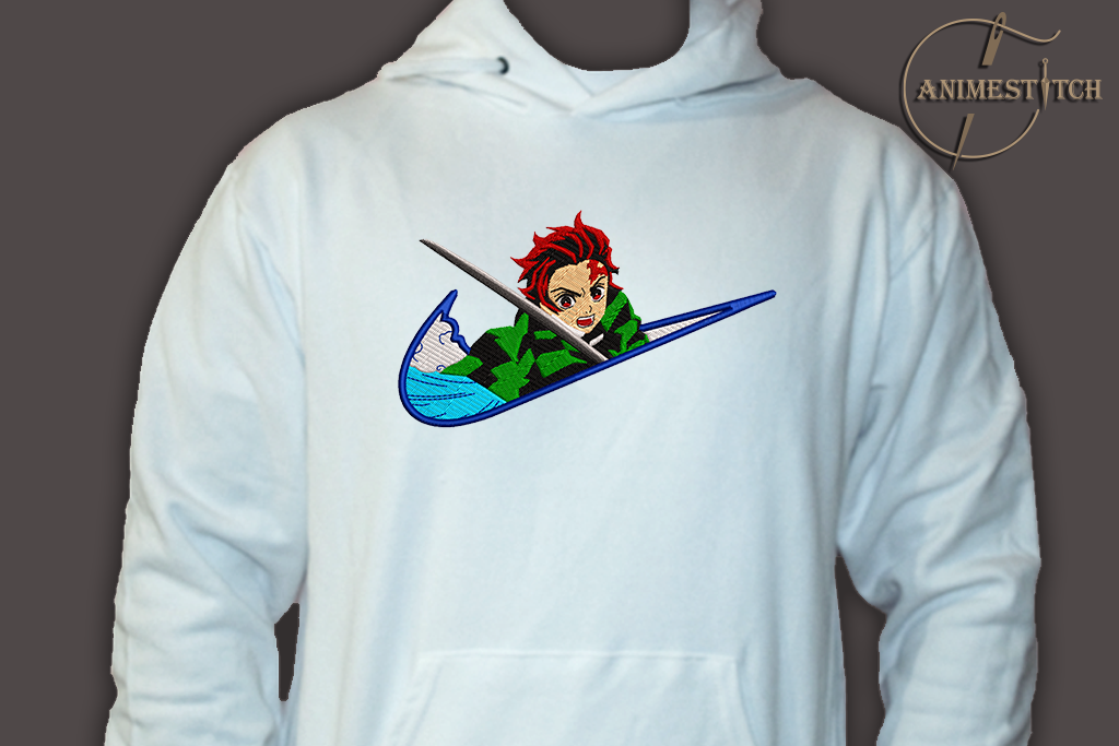 Hoodie Demon Slayer Tanjiro swoosh