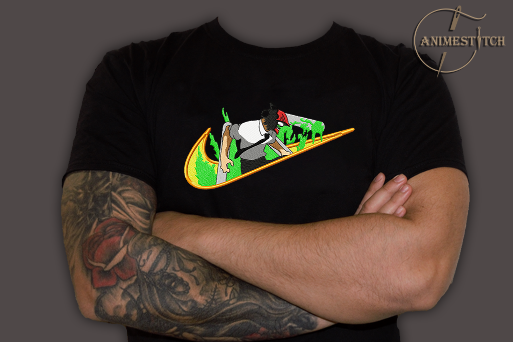 T-shirt Chainsaw man swoosh