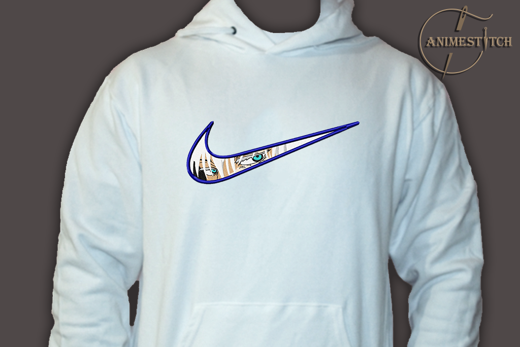 Hoodie Jujutsu Kaisen Gojo swoosh