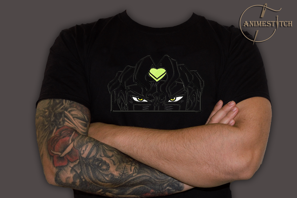 T-shirt Jojo Dio Black and white