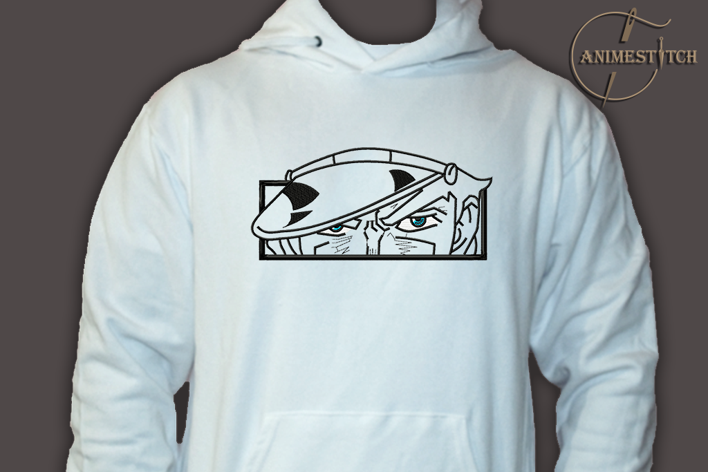 Hoodie Jojo Jotaro Black and white