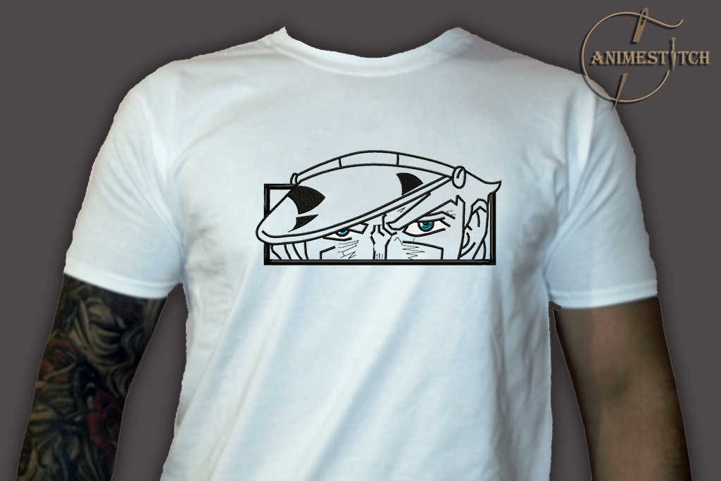 T-shirt Jojo Jotaro Black and white