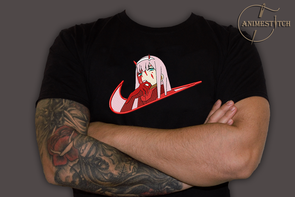 T-shirt Zero Two swoosh