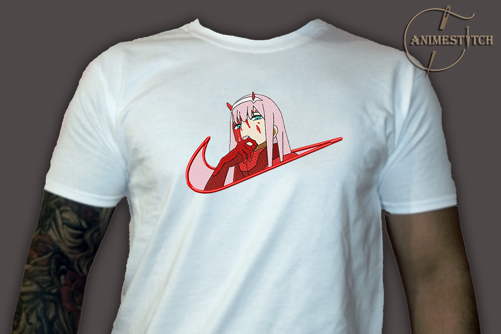 T-shirt Zero Two swoosh