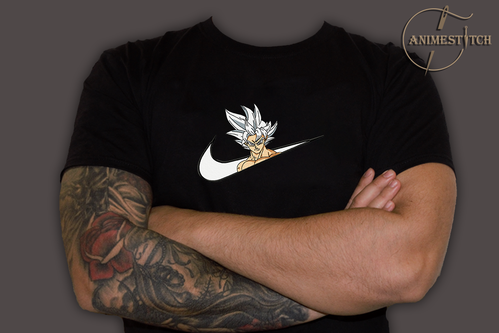 T-shirt DBZ Goku Ultra instinct swoosh