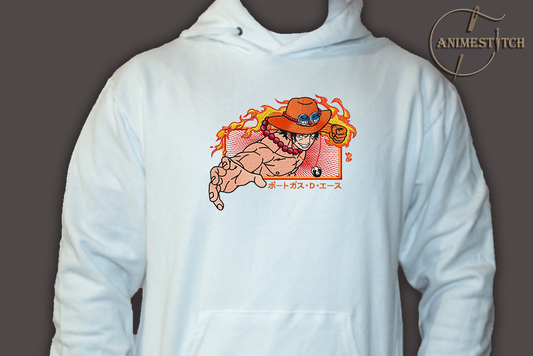 Hoodie One piece Firefist Ace