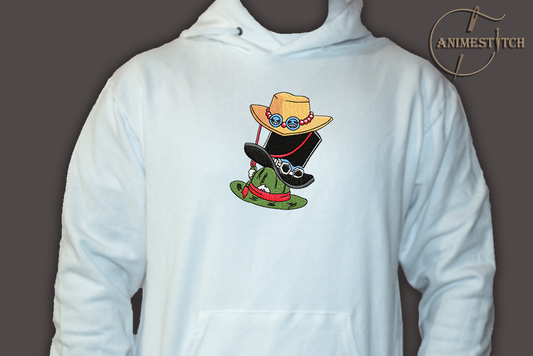 Hoodie One Piece 3 hats