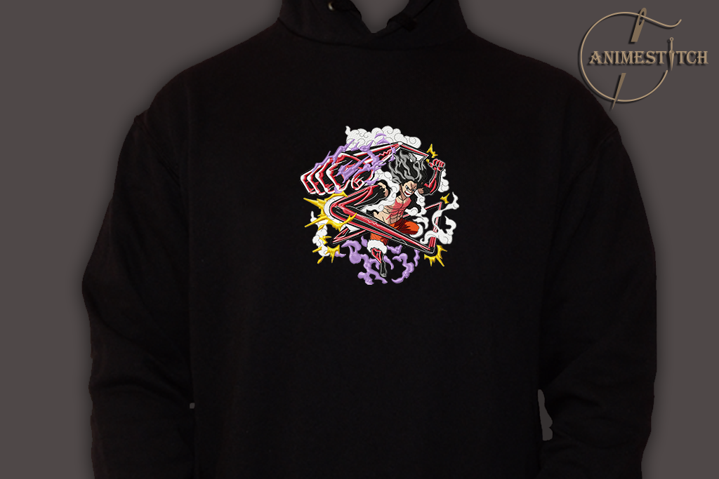 Hoodie One Piece Luffy Gear 4 Snakeman
