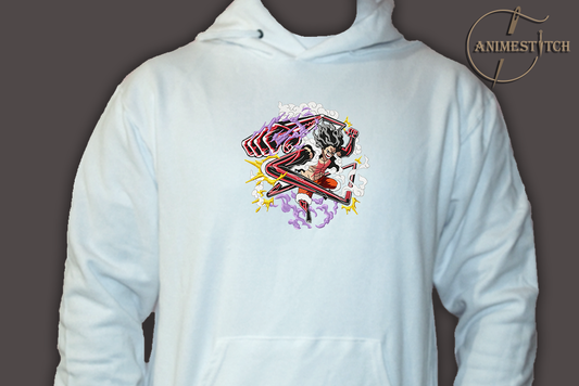 Hoodie One Piece Luffy Gear 4 Snakeman