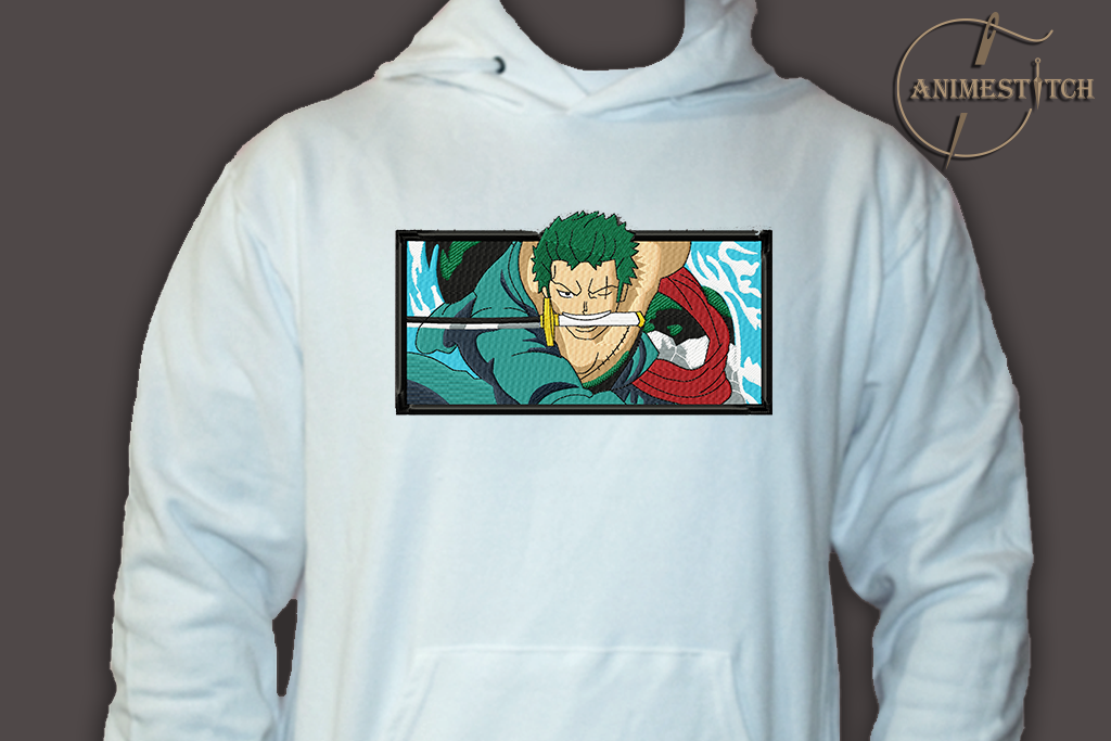 Hoodie One Piece Zoro full body