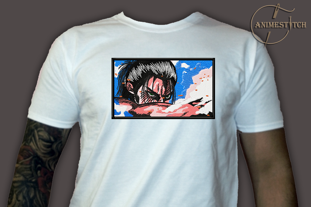 T-shirt Eren staring