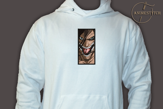 Hoodie Attack Titan face