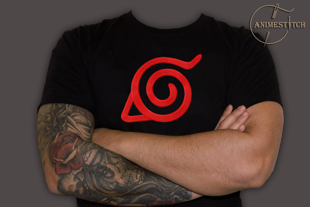 T-shirt Naruto Konoha Village sign
