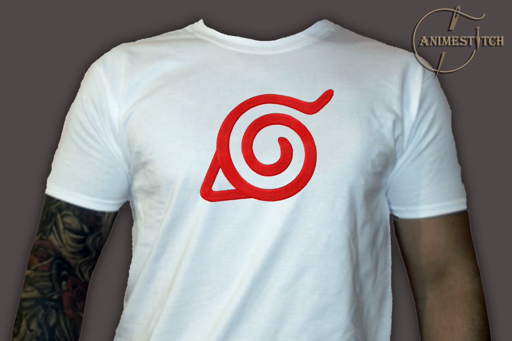 T-shirt Naruto Konoha Village sign