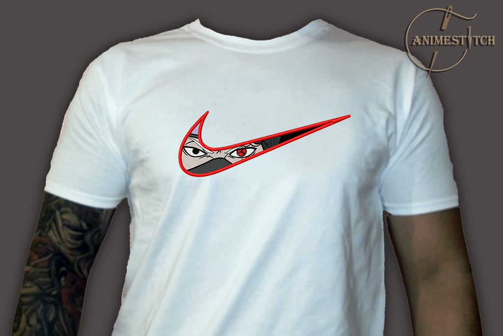 T-shirt Naruto Kakashi swoosh