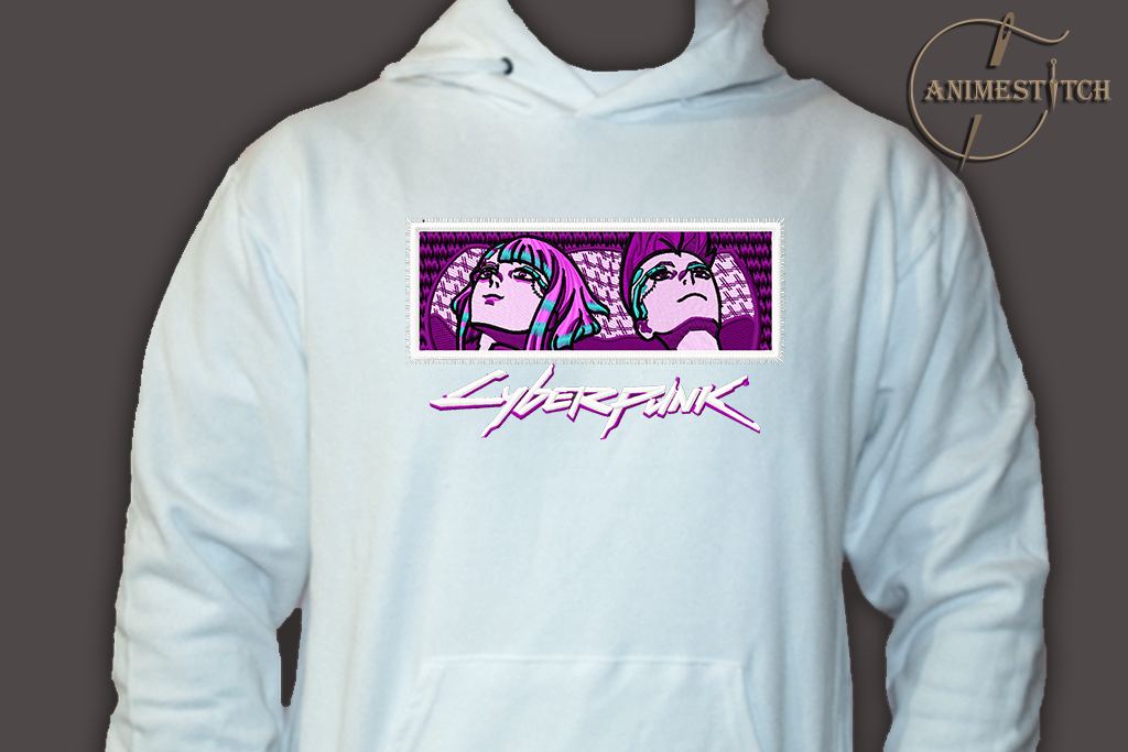 Hoodie Cyberpunk Lucy and David