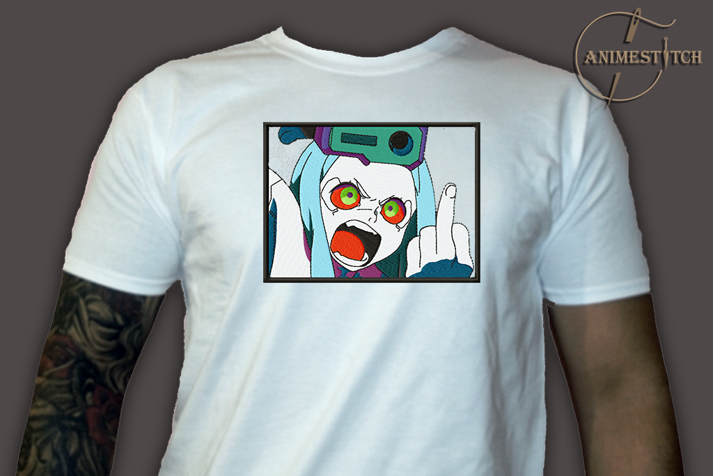 T-shirt Cyberpunk Rebecca attitude