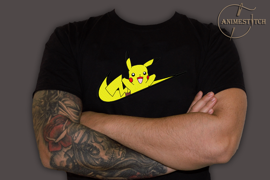 T-shirt Pikachu swoosh