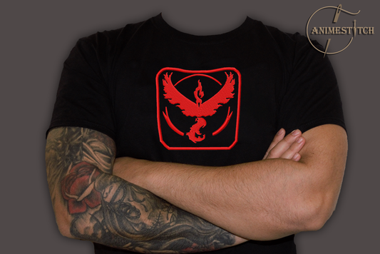 T-shirt Red team Valor logo