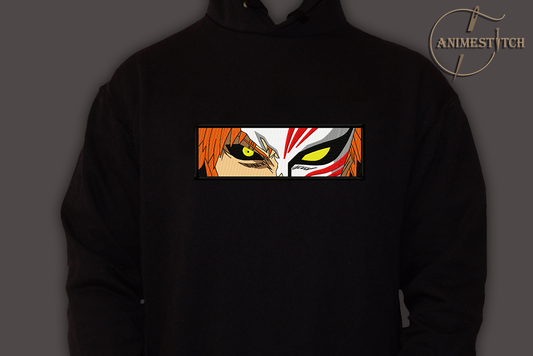 Hoodie Bleach Ichigo eyes hollow box