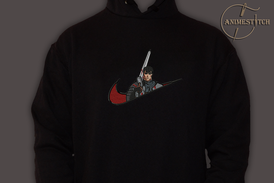 Hoodie Berserk Guts swoosh