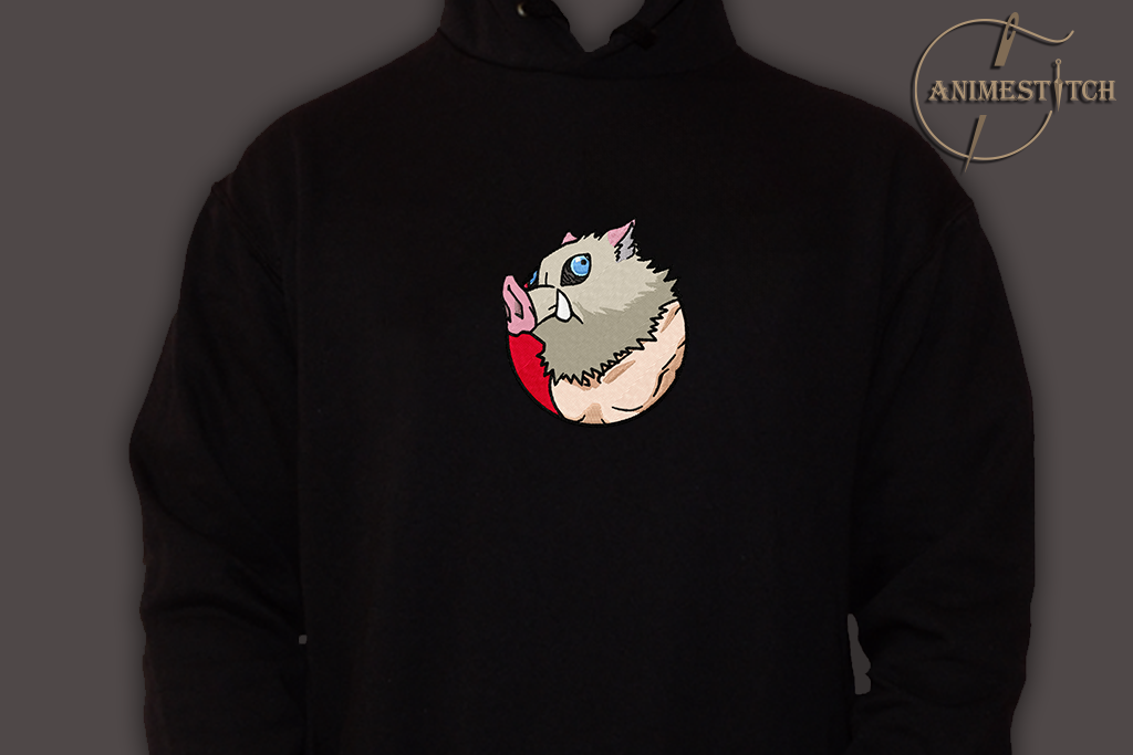 Hoodie Demon Slayer Inosuke round patch