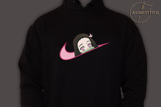 Hoodie Demon Slayer Nezuko swoosh