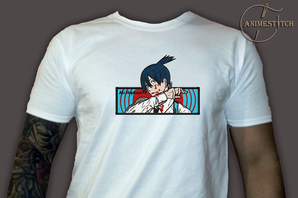 T-shirt Chainsaw man Aki Hayakawa