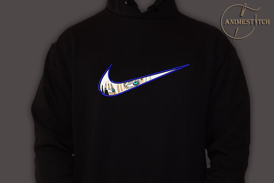 Hoodie Jujutsu Kaisen Gojo swoosh