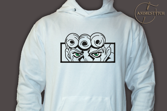 Hoodie Jojo Giorno Black and white