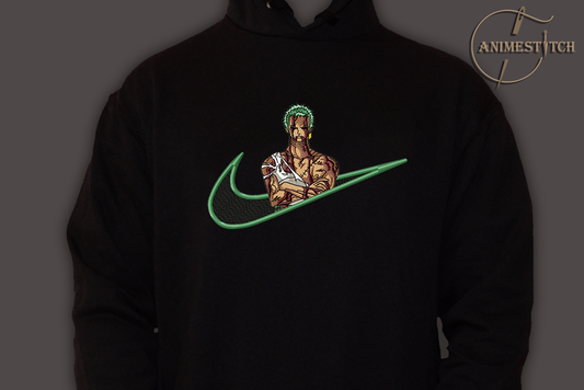 Hoodie One Piece Zoro bleeding