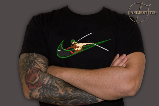 T-shirt One Piece Zoro swords out