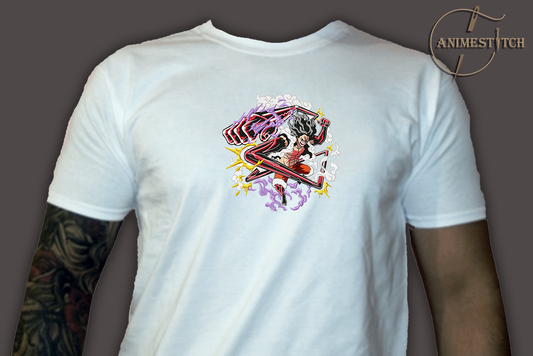 T-shirt One Piece Luffy Gear 4 Snakeman