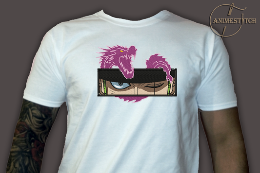T-shirt One Piece Zoro Dragon