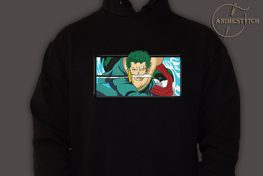 Hoodie One Piece Zoro full body