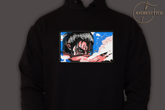 Hoodie Eren staring