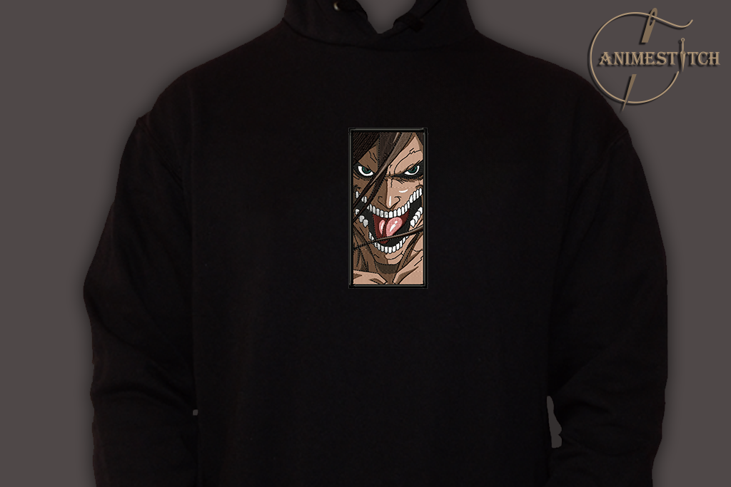 Hoodie Attack Titan face