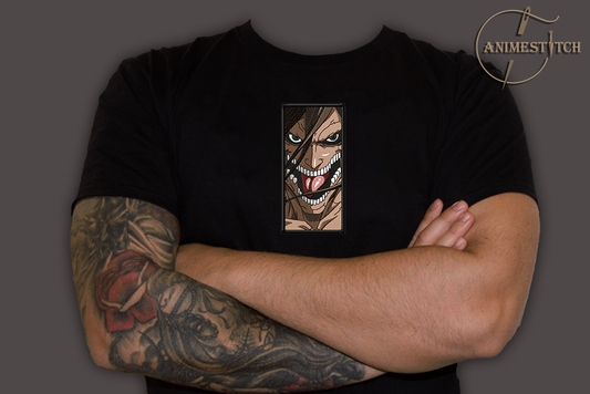 T-shirt Attack Titan face