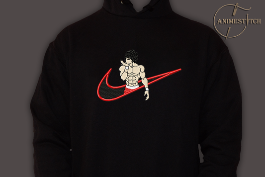 Hoodie Baki the grappler neck crack
