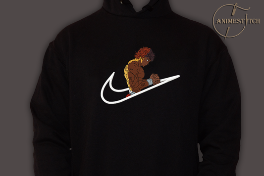 Hoodie Baki the grappler side